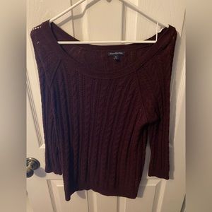 NWOT American Eagle 3/4 Sleeve Sweater Size Medium